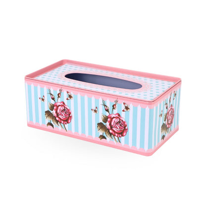 Tin Tissue Box Striped