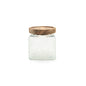 Vintage Glass Jar w/ Wooden Lid