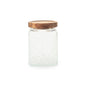 Vintage Glass Jar w/ Wooden Lid