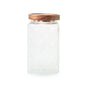 Vintage Glass Jar w/ Wooden Lid