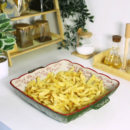 Vintage Ceramic Baking Dish - Square