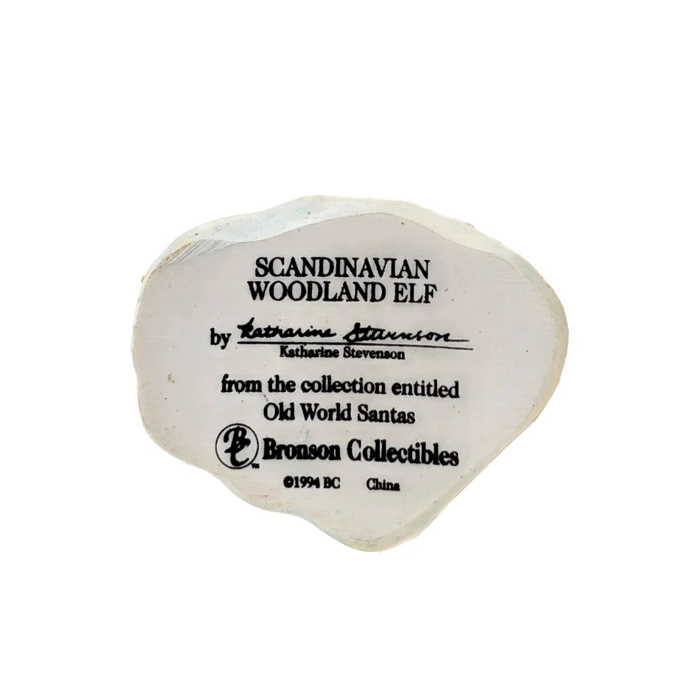 Vintage Resin Santa 10cm