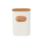 White Ceramic Sugar Tea Coffee Jars