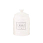 White Ceramic Sugar, Tea & Coffee Jars