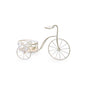 Metal Bike Planter White