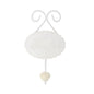 White Resin Coat Hanger Toilet