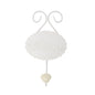 White Resin Coat Hanger Welcome