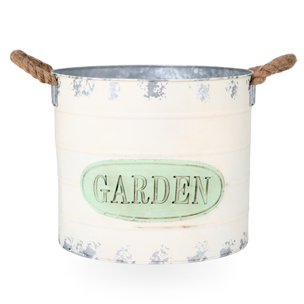Tin Bucket Round Large