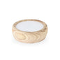 Wooden Filled Candle Round