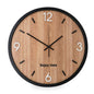 Wooden Black Modern Wall Clock