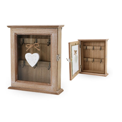 Wooden Key Box w/ Heart