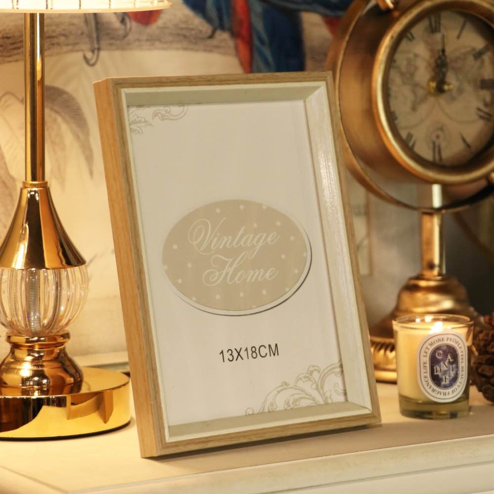 Wood Effect Photo Frame 20cm
