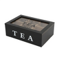 Wooden Tea Box Black