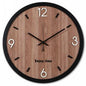 Wooden Black Modern Wall Clock